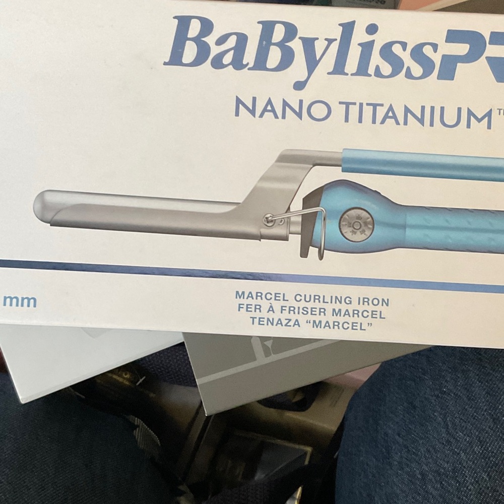 BaBylissPRO Nano Titanium Marcel Curling Iron - Blue